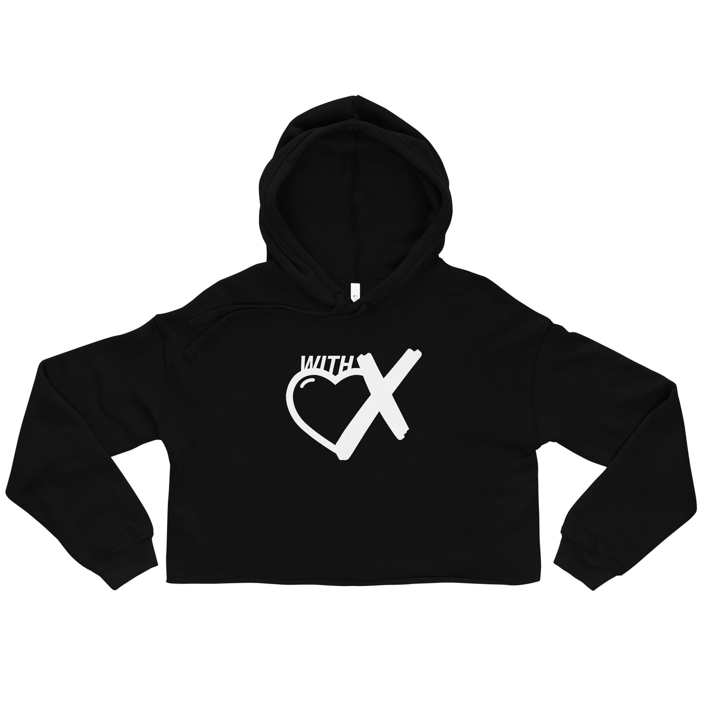 WITHLOVEXAVIER CROPPED HOODIE