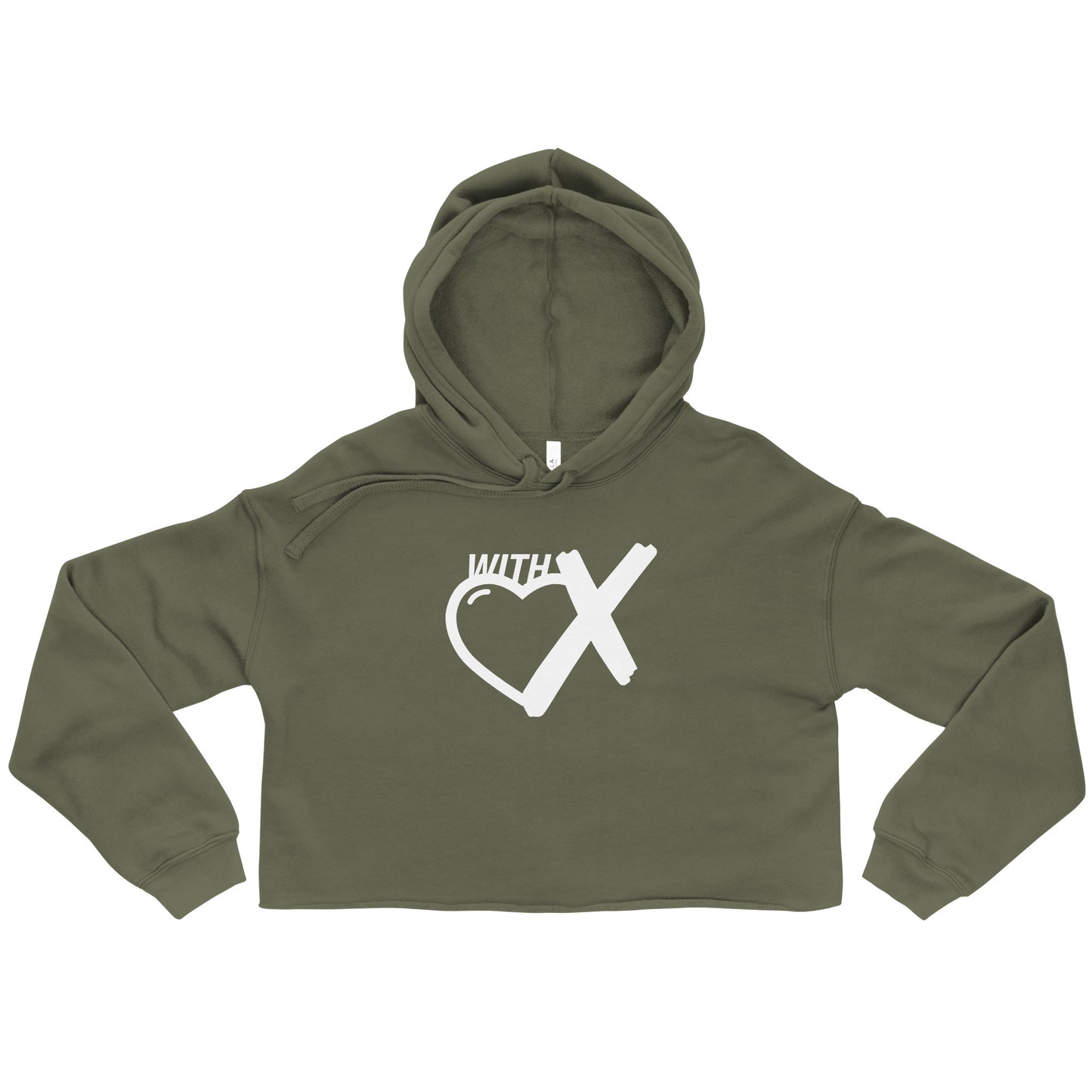 WITHLOVEXAVIER CROPPED HOODIE