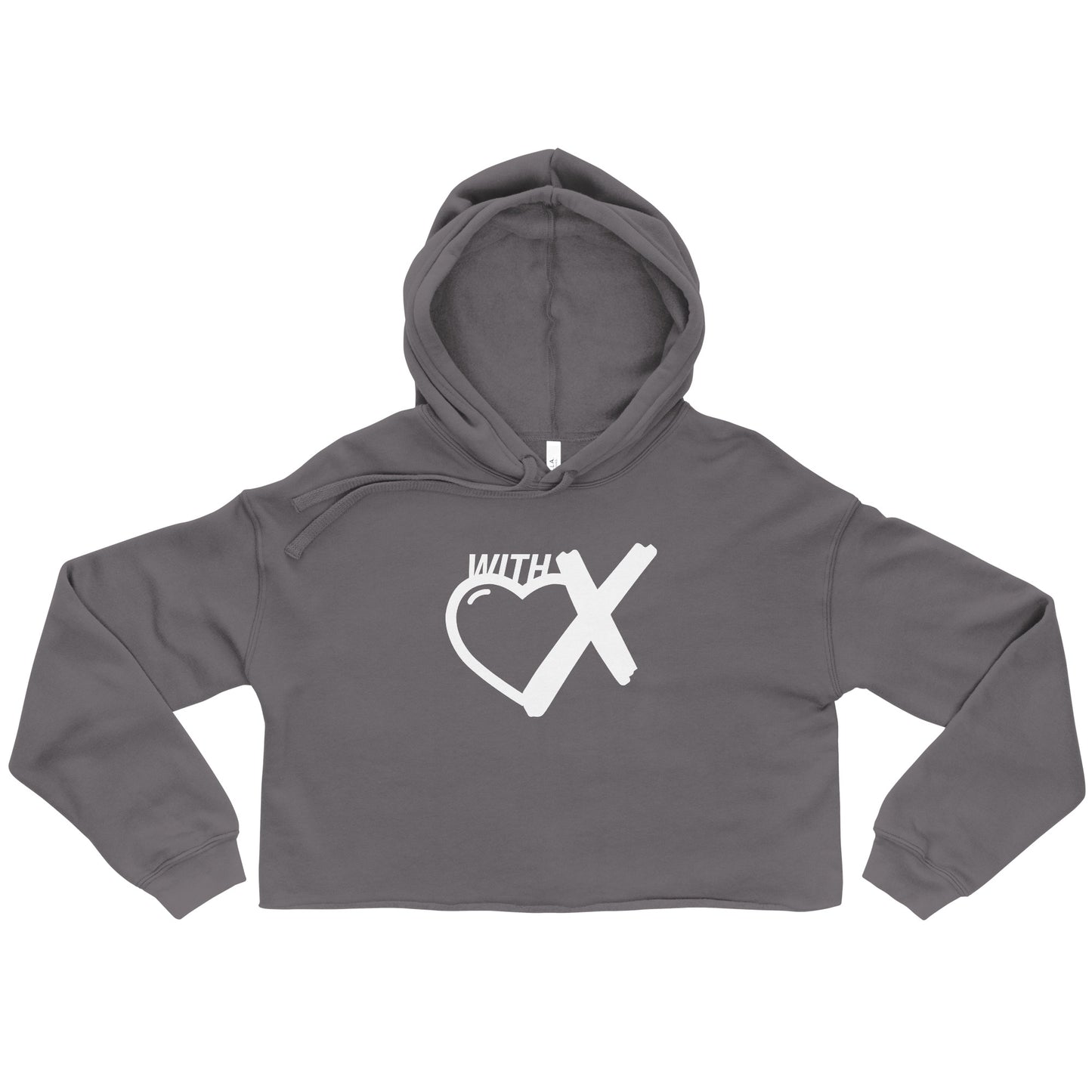 WITHLOVEXAVIER CROPPED HOODIE